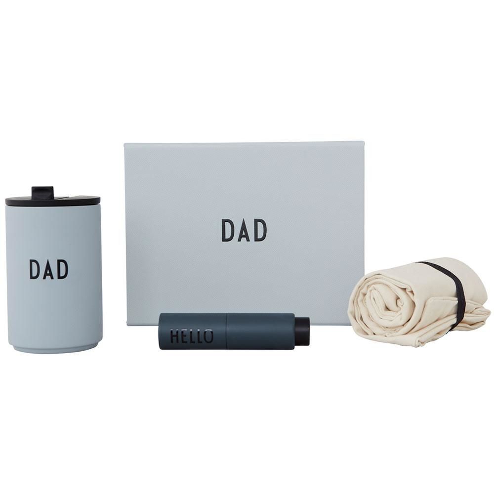 Design Letters Dad Presentbox|Grå