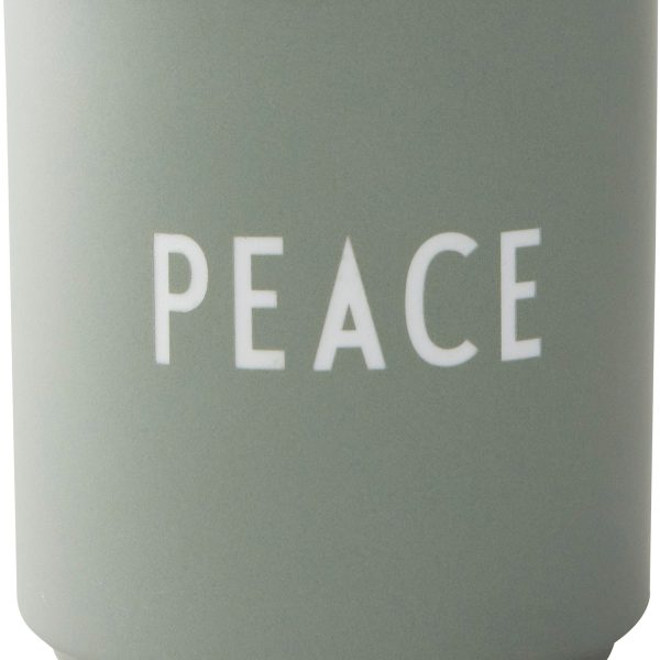 Design Letters Favoritmugg Peace|Grön