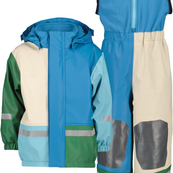 Didriksons Boardman Fodrat Regnställ|Corn Blue