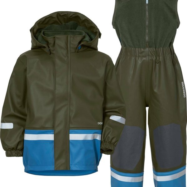 Didriksons Boardman Fodrat Regnställ|Deep Green