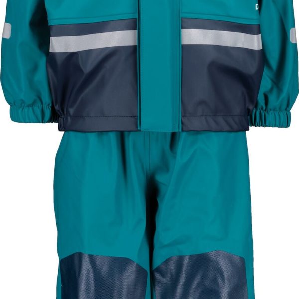 Didriksons Boardman Fodrat Regnställ|Petrol Green