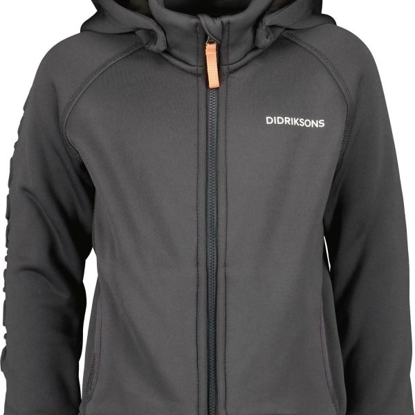 Didriksons Corin Powerstretch Jacka|Coal Black