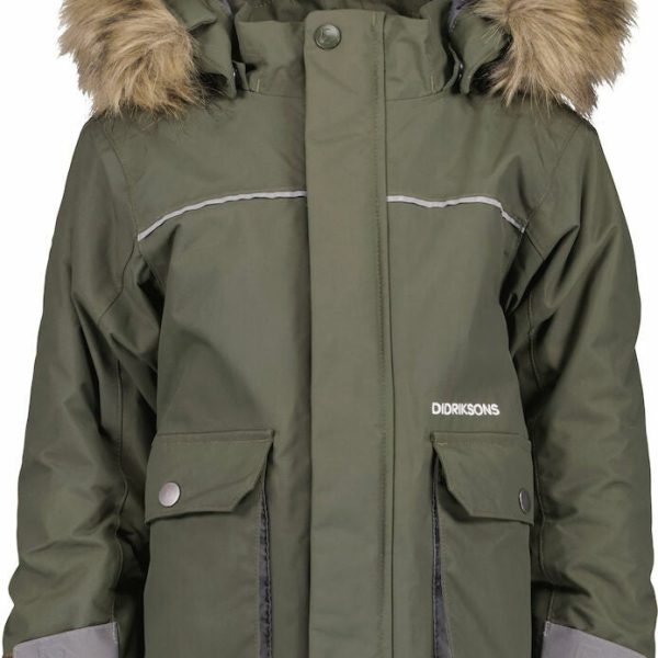 Didriksons Kure Vinterjacka|Deep Green