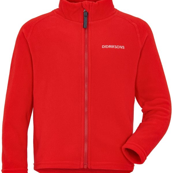 Didriksons Monte Fleecejacka|Chili Red