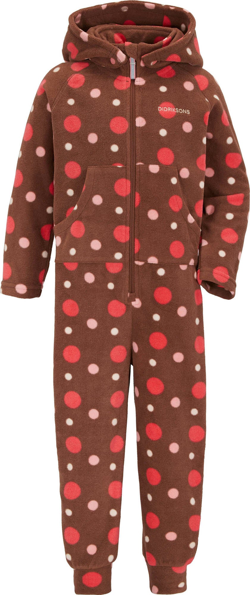 Didriksons Monte Onepiece|Small Dotted Brown Print