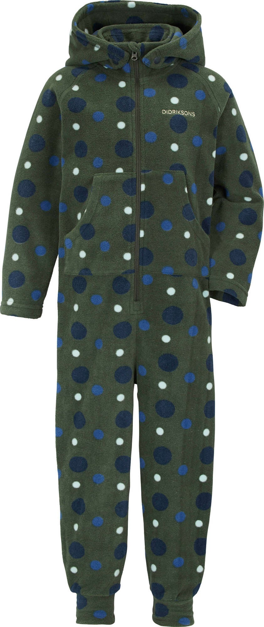 Didriksons Monte Onepiece|Small Dotted Green Print