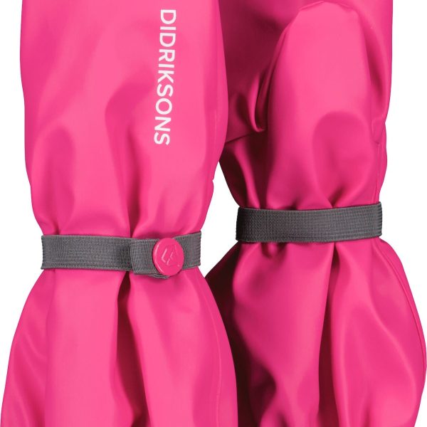 Didriksons Pileglove Fodrade Regnvantar|True Pink