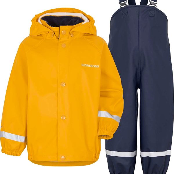 Didriksons Slaskeman Regnställ|Oat Yellow