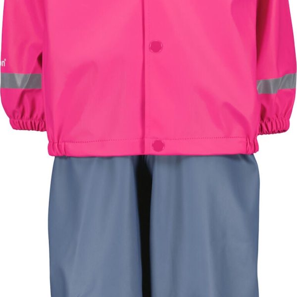 Didriksons Slaskeman Regnställ|True Pink