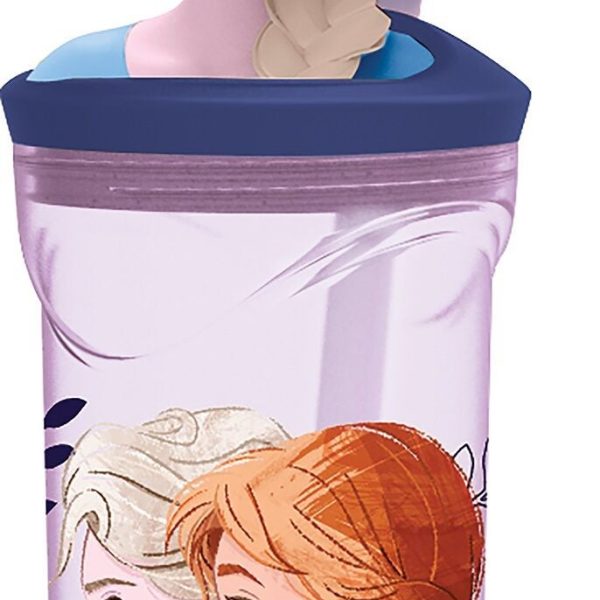 Disney Frozen 2 Vattenflaska 3D Figur Tumbler 360 ml