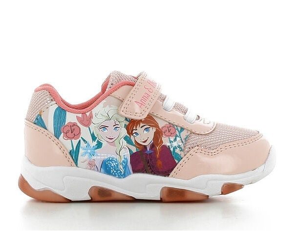 Disney Frozen Blinkande Sneakers|Nude