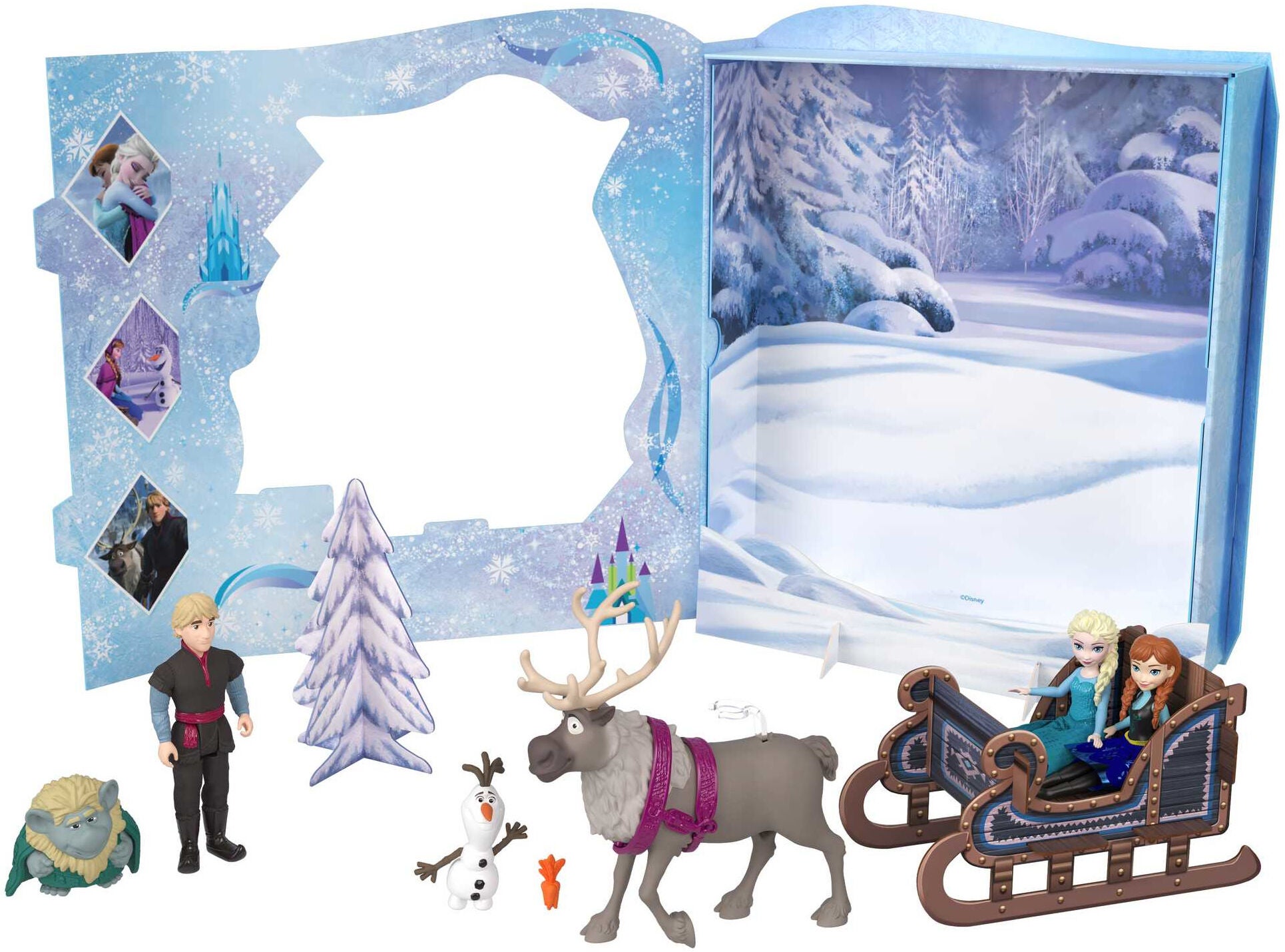 Disney Frozen Sagoboksset med Figurer|