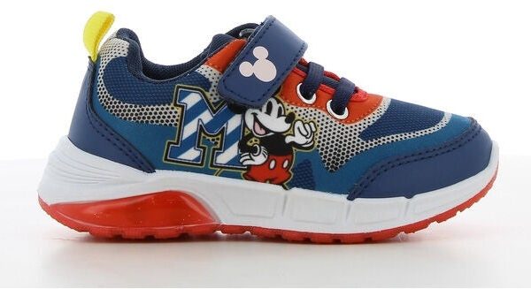 Disney Musse Pigg Blinkande Sneakers|Navy/Dark Red