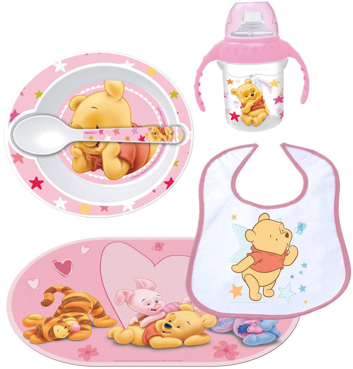 Disney Nalle Puh Matset|Rosa