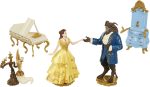 Disney Princess Figurer Skönheten och Odjuret|