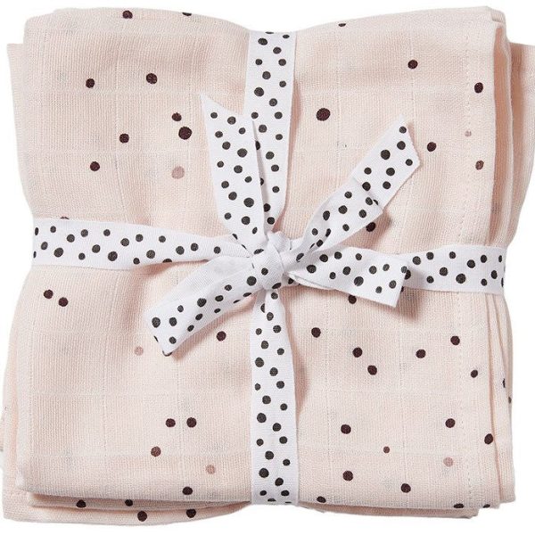 Done By Deer Filt Dreamy Dots 120x120 2-pack|Powder