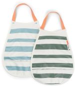 Done By Deer Haklapp 2-pack|Stripes Blue/Green