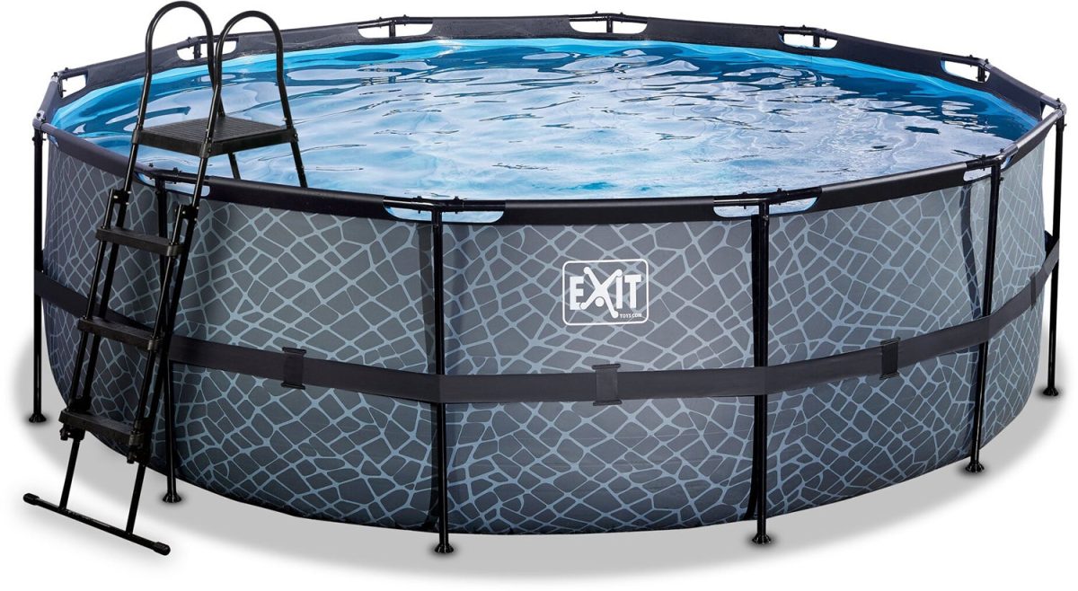 EXIT Pool Sandfilterpump 427x122 cm|Stone