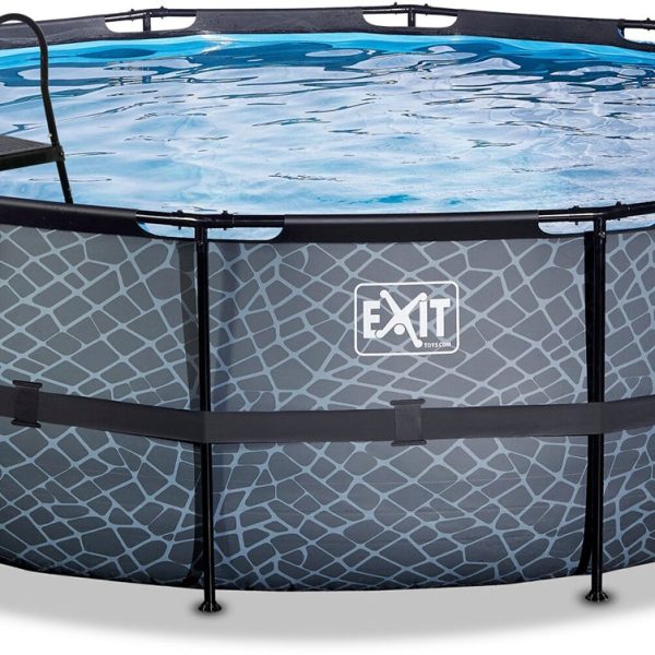 EXIT Stone Pool Sandfilterpump 488x122 cm|