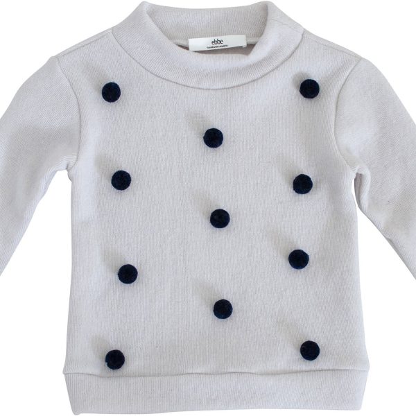 Ebbe Valerie Dot Tröja|White-Navy Dot 110