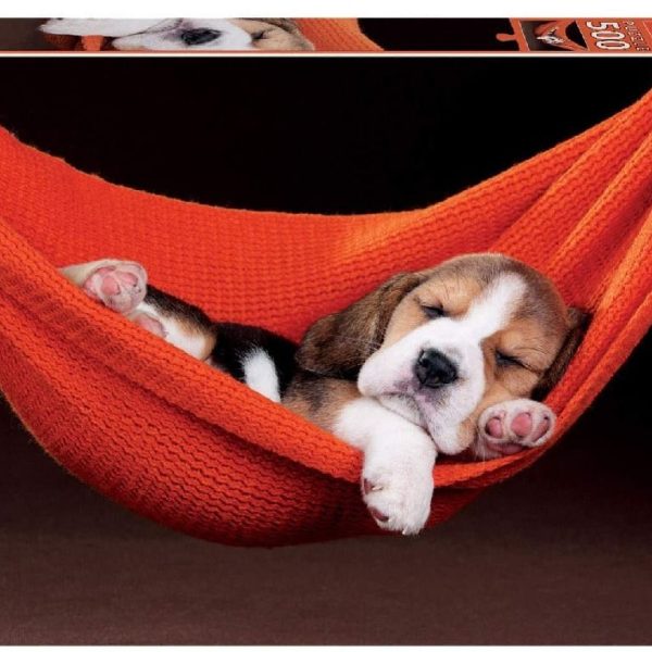 Educa Pussel Sleeping in a Hammock 500 Bitar