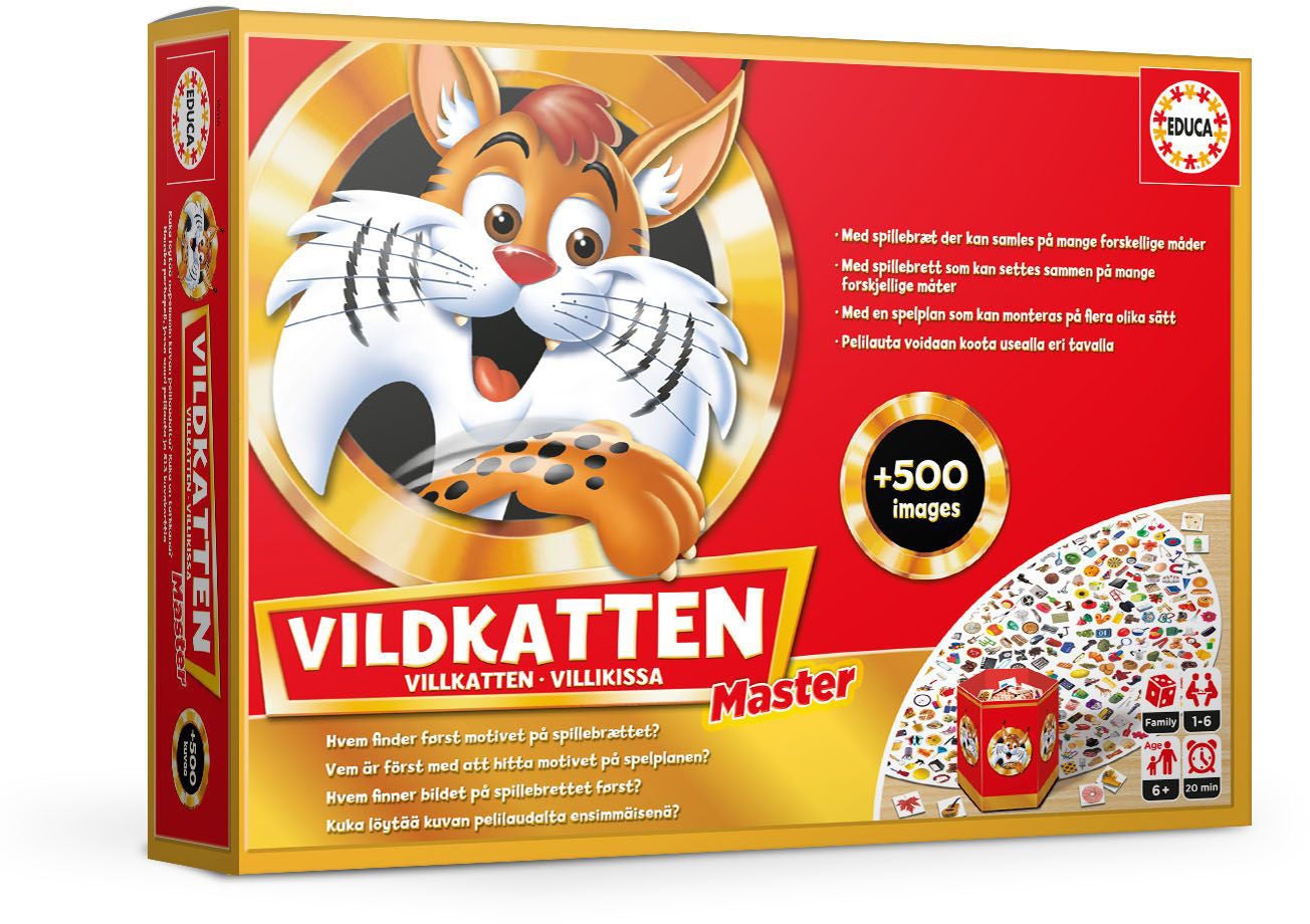 Educa Vildkatten Spel Master 500