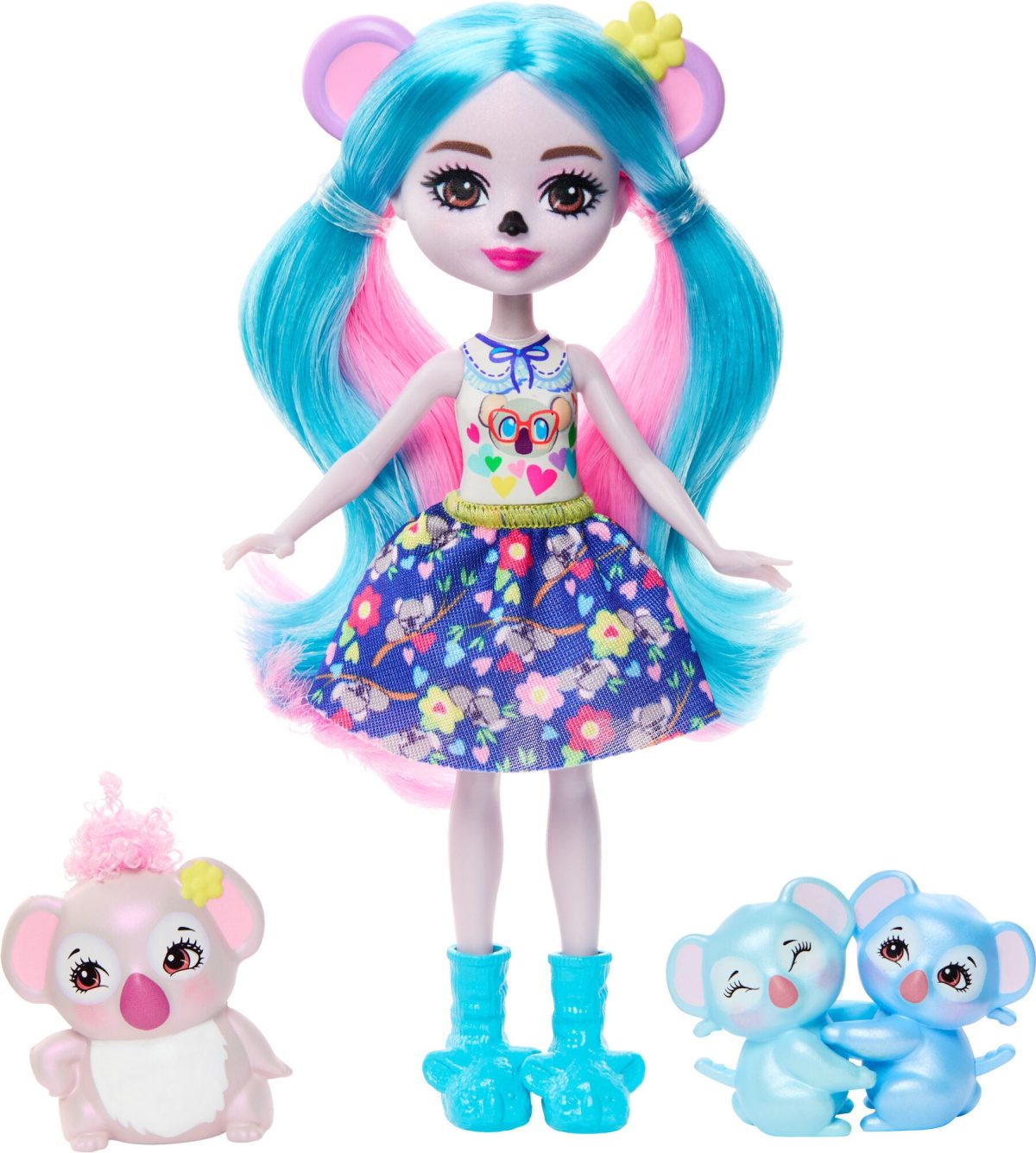 Enchantimals Glam Party Karalee Koala Family Docka|