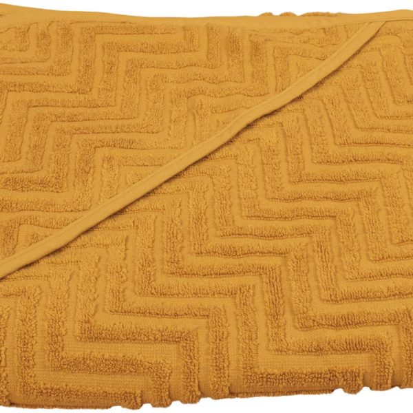 FILIBABBA Badhandduk Zigzag|Golden Mustard