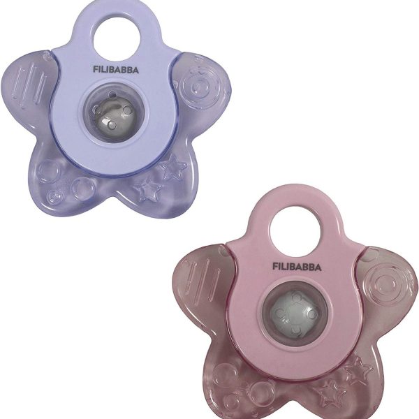 FILIBABBA Bitring Cooling Star 2-pack|Rose Mix