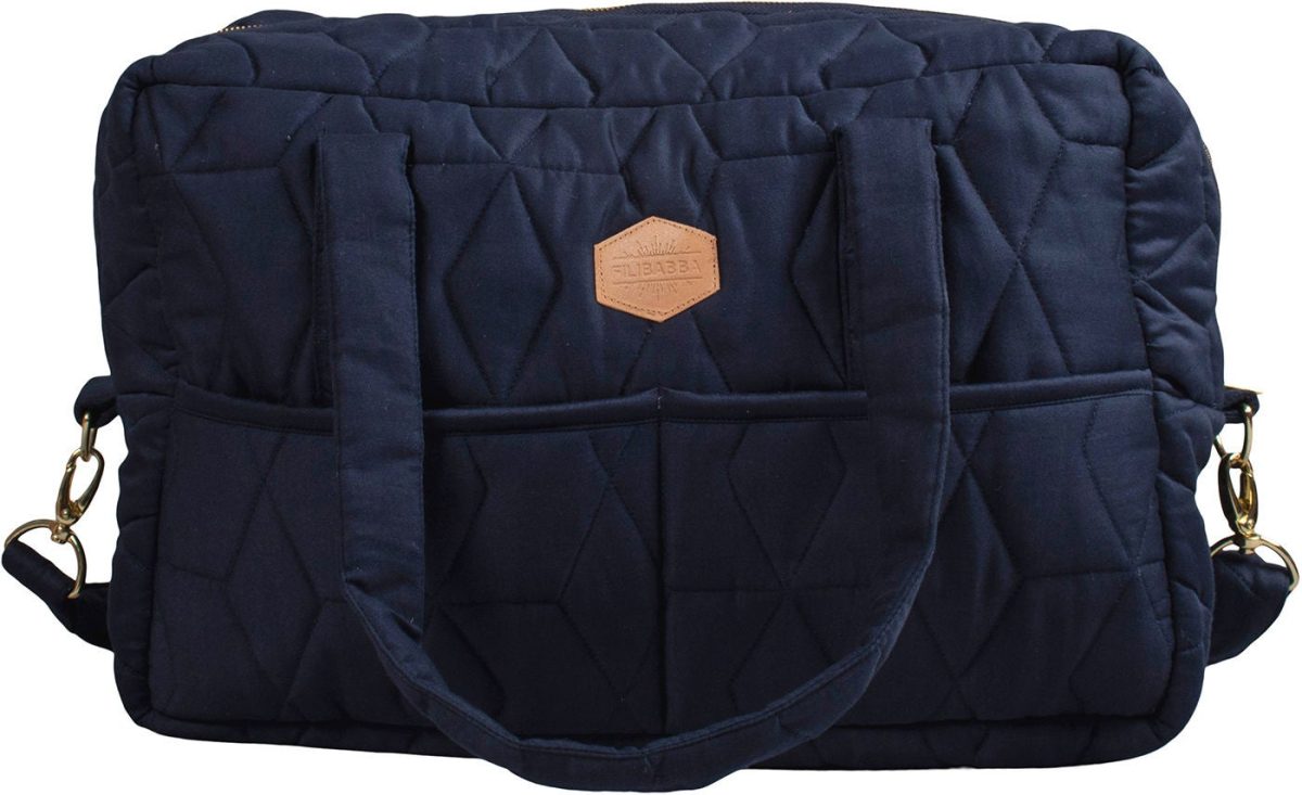 Filibabba Soft Quilt Skötväska|Dark Blue