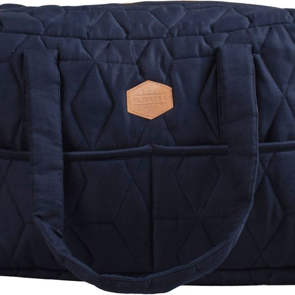 Filibabba Soft Quilt Skötväska|Dark Blue