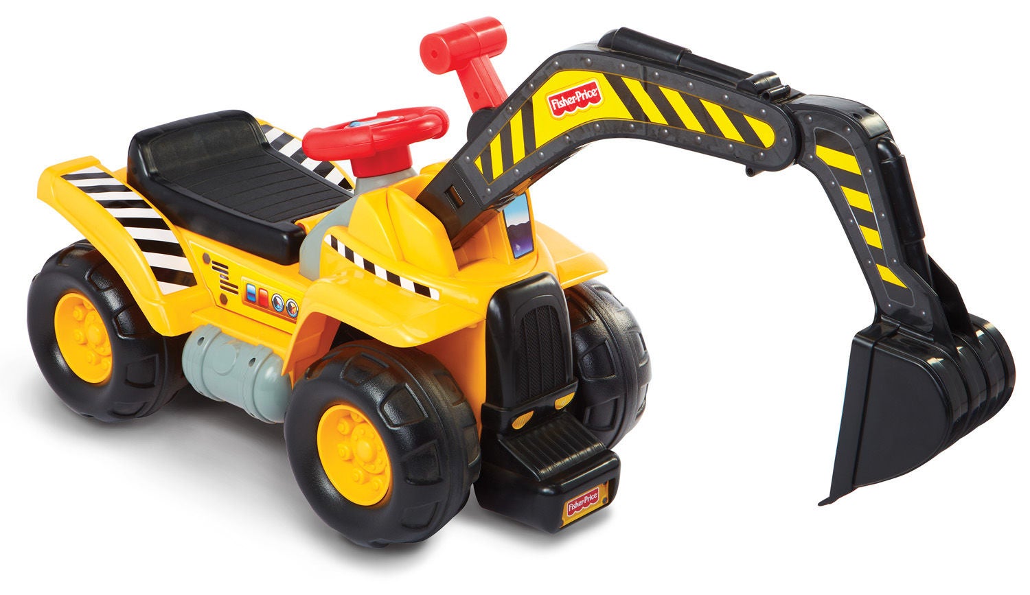 Fisher-Price Gåbil Grävskopa Big Action Dig N Ride|