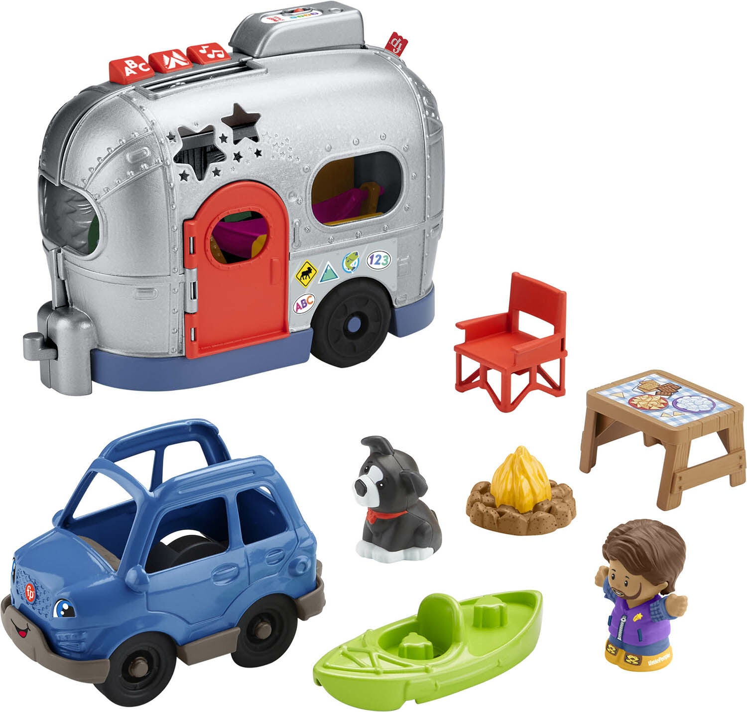 Fisher-Price  Little People Light-Up Lärande Husbil|