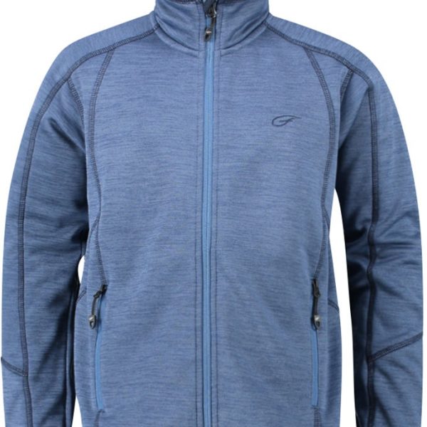 Five Seasons Fizer Fleecejacka|Ensign Blue Melange