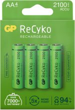 GP Batterier ReCyko AA 4-pack|