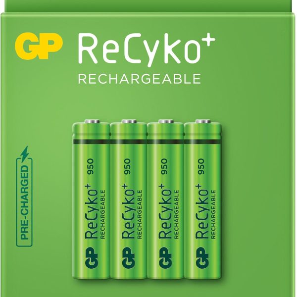 GP Batterier ReCyko AAA 4-pack|