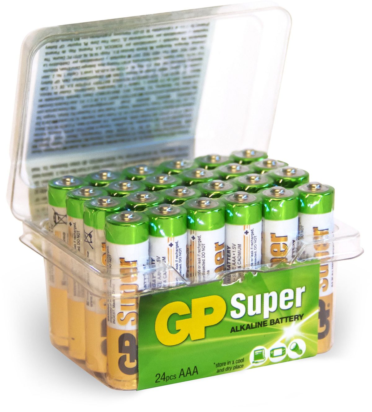 GP Batterier Super Alkaline AAA 24A LR03 24-pack|