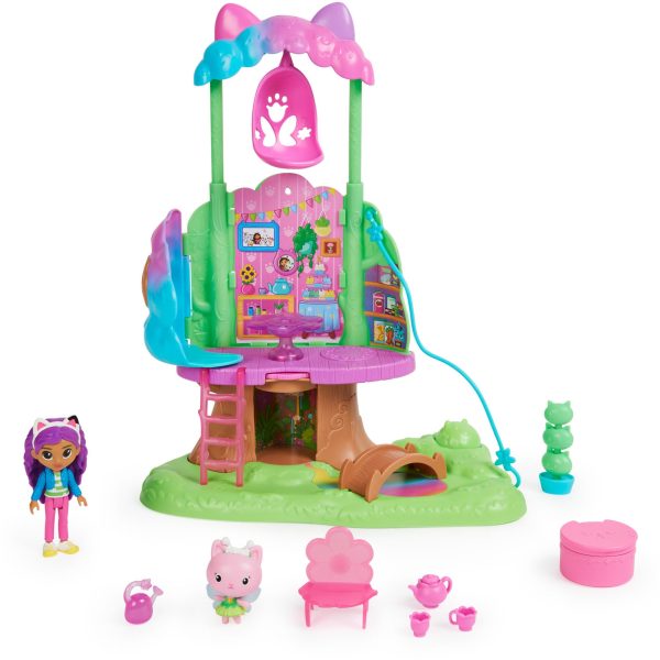 Gabby's Dollhouse Kitty Fairy's Garden Treehouse Dockhus|