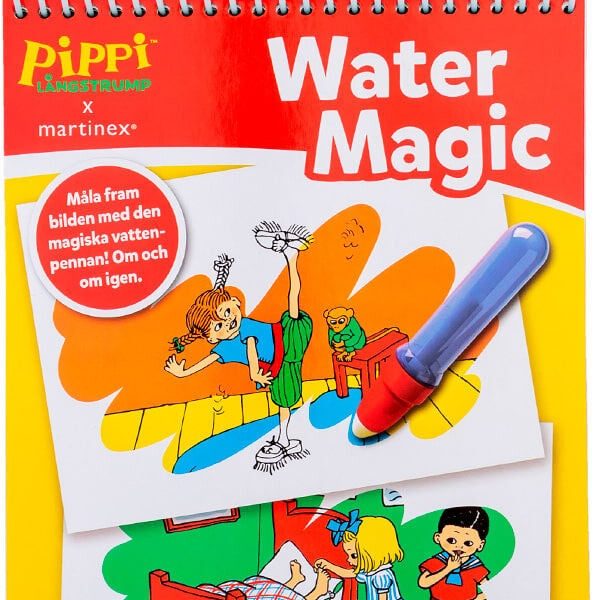 Galt Målarbok Water Magic Pippi Långstrump