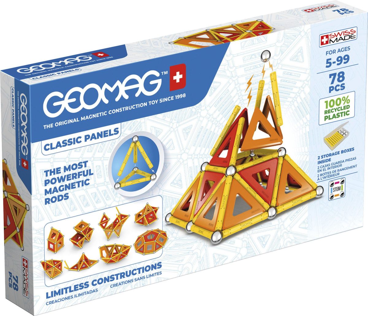 Geomag Byggsats Classic Panels 78 Delar|