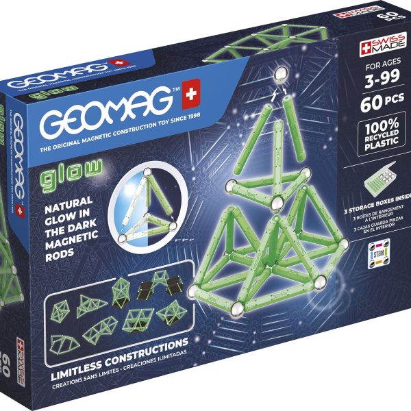 Geomag Glow Byggsats 60 Delar|