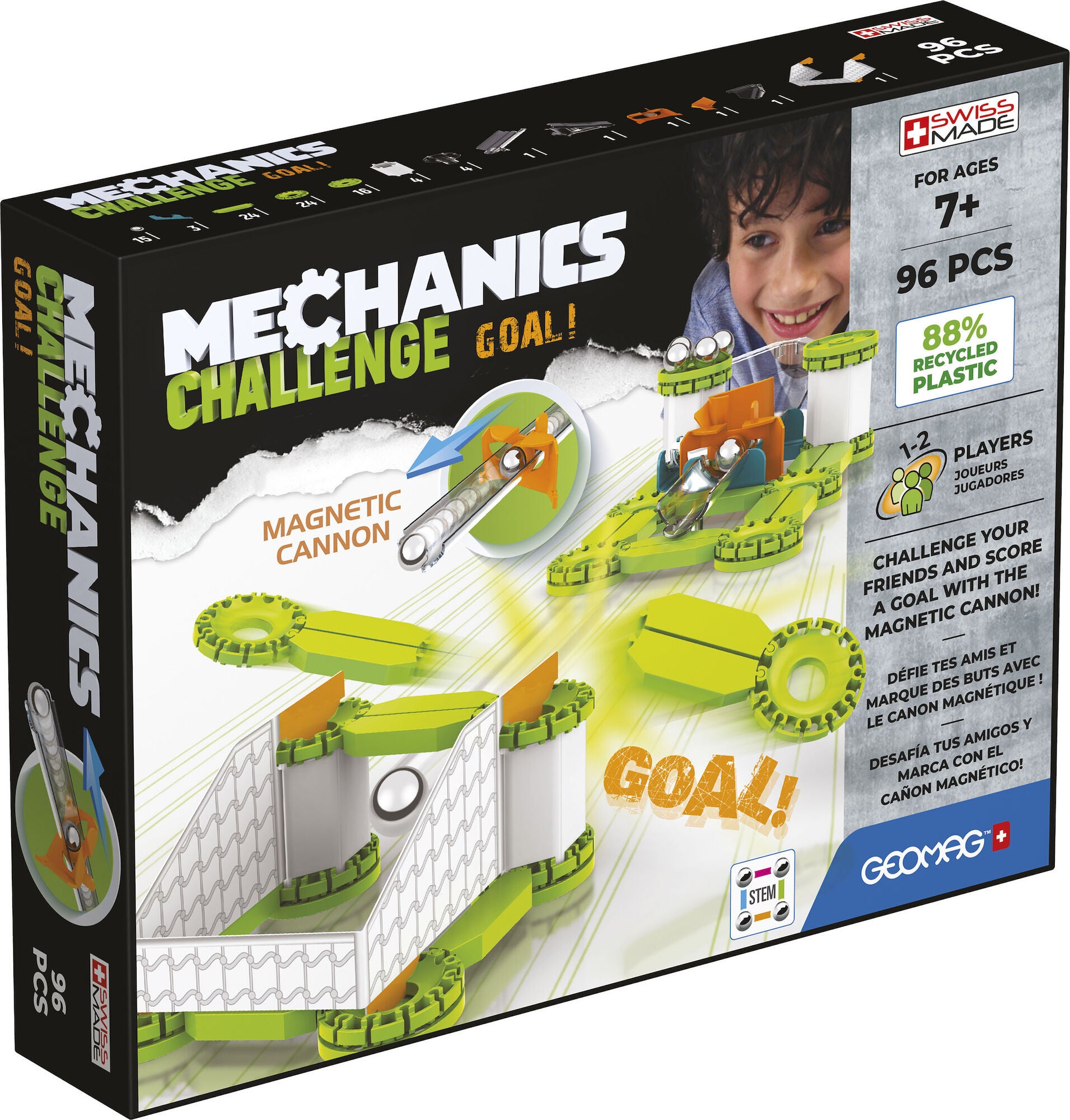 Geomag Mechanics Challenge Goal Byggsats 96 Delar|