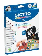 Giotto Decor Materials Markeringspennor 12-pack|Flerfärgad