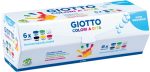 Giotto Dita Fingerfärg 100 ml 6-pack|Olikfärgad