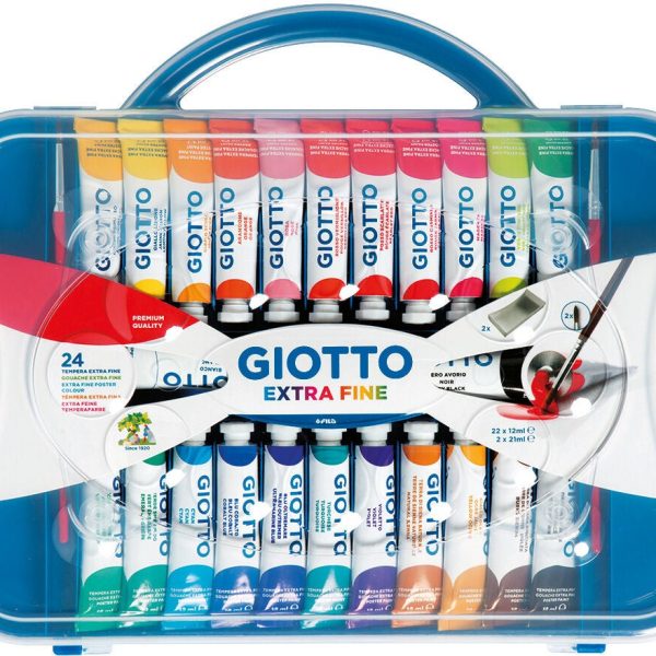 Giotto Extra fine poster paint tubes Färger 12 ml 24-pack|Flerfärgad