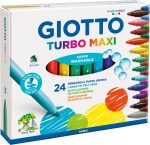 Giotto Turbo Maxi Tuschpennor 24-pack|