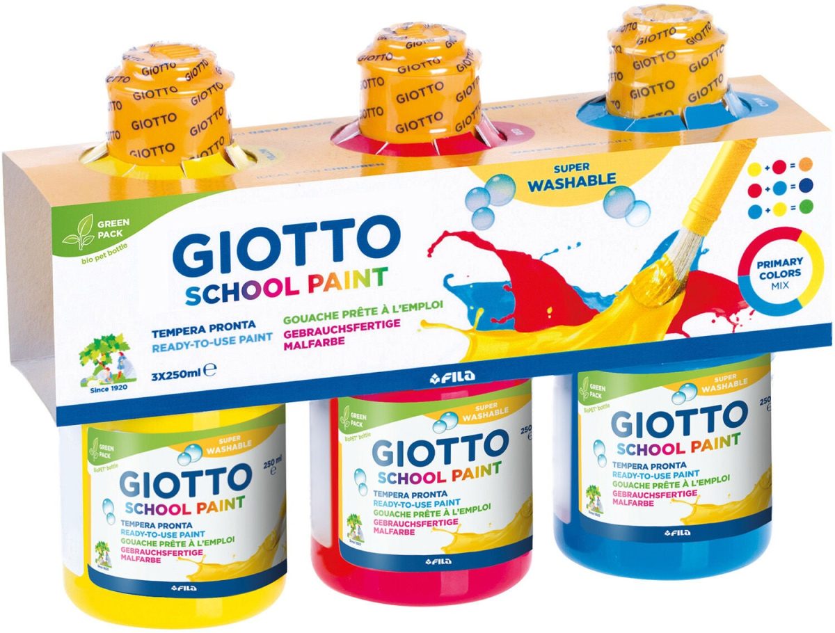 Giotto Washable Paint Färger 250 ml