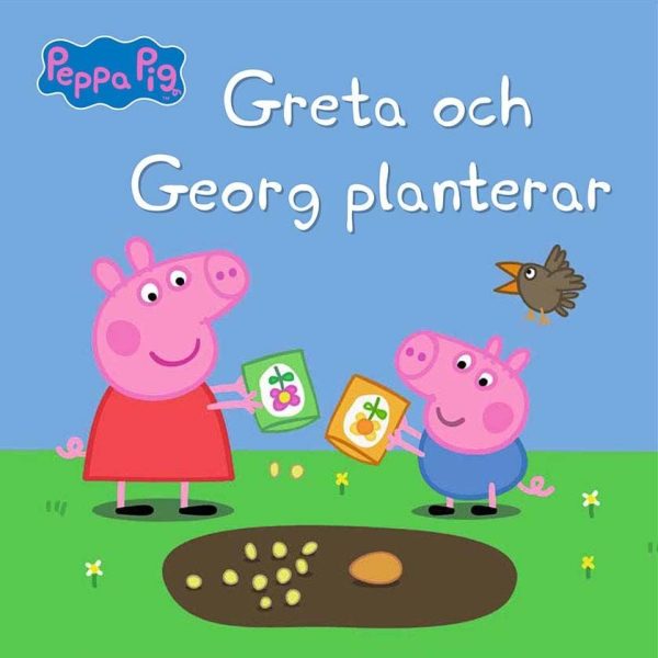 Greta Gris Bok Greta Och Georg Planterar