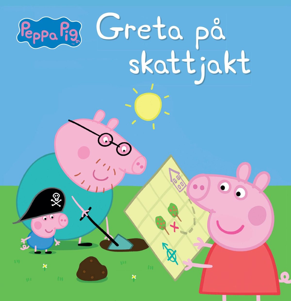 Greta Gris Bok Greta På Skattjakt