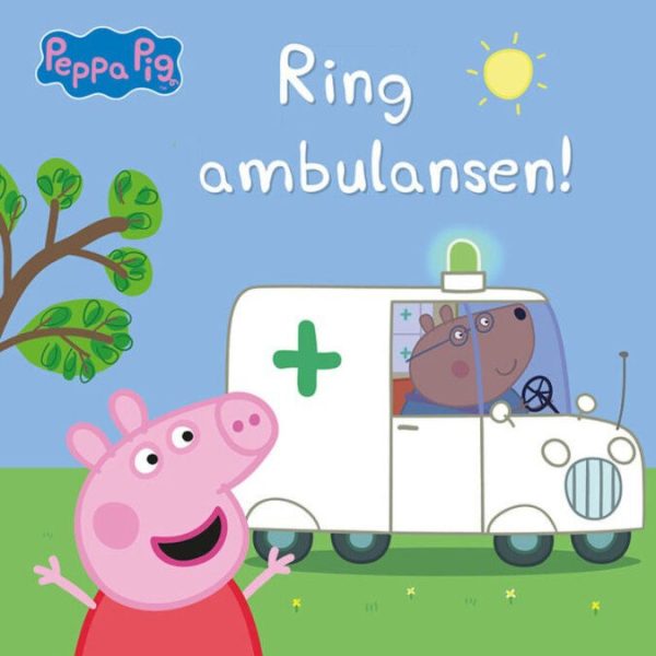 Greta Gris Bok Ring Ambulansen!